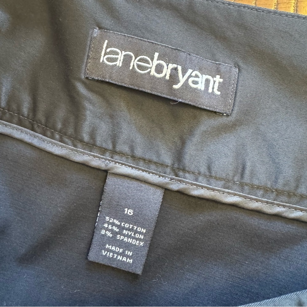 Lane Bryant Classic Black A-Line Skirt - Picture 3 of 5